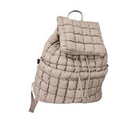Ungtyb Quilted Backpack for Women, Puffy Nylon Backpack, Lightweight Casual Daypack, Stylish Travel Backpacks, Hiking for School, Gym, Outdoors 34x35x18cm Multicolor, verde caqui, riferimento