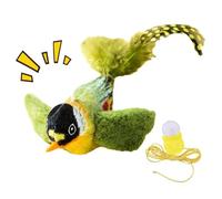 Ungtyb Realistic Flapping Bird Toy, Durable Cat Bird Toy, Interactive Cat Toy, Flying Bird Cat Toys with Interactive and Engaging Design 3.15x4.72x3.35 Inches for Indoor Play (1 Piece)