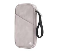 Ungtyb RFID Blocking Wallet, Card Holder Wallet, Multifunctional Women's Card Wallet, Men's Card Holder, Men's Card Wallet with Handle, Travel Card Wallet for Business Trip, Travel, Light Gray,