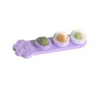 Ungtyb Rotatable Catnip Balls, Wall-Mounted Cat Treat Toy, Natural Lickable Chew Aid, Teeth Cleaning Design, for Kitten Playtime, Indoor Enrichment, Healthy Cat orals Care