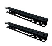 Ungtyb Screwdriver Organizer, Wall Mount Tool Holder, Durabled Metal Build, Multifunctional Storage Rack Ideal for Garages and Workshops, 15.75x1.77x1.57 Inches