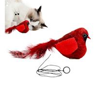 Ungtyb Simulation Cat Bird Toy, Flying Chirping Bird Interactive Toy for Cats, Realistic Pet Chew Toy for Small, Medium, Large Breeds, Engaging and Stimulating Play Toy for Indoor Cats