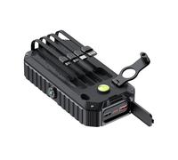 Ungtyb Solar Charger, 20000mAh Mobile Power Bank with Hand Crank, Built-in Cables and SOS Strobe Flashlight, External Battery Pack for Outdoor Camping Home Travel 6.82x3.48x1.66in