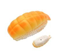 Ungtyb Squeaky Puppy Chew Toy, Sushi Themed Pet Training Tool, Latex Interactive Plays Small Size Makes It Easy for Puppies and Small Dogs to Carry, for Dogs 2.95x1.18 Inches