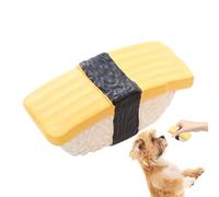 Ungtyb Squeaky Puppy Chew Toy, Sushi Themed Pet Training Tool, Latex Interactive Plays Small Size Makes It Easy for Puppies and Small Dogs to Carry, for Dogs 2.95x1.18 Inches