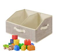 Ungtyb Storage Baskets for Organizing - Fabric Storage Bins with 3 Handles and Removable Dividers | Closet Organizer for Living Room, Bedroom, Bathroom, Office, Cabinet, Clothes, Blanket, Towel, Toy