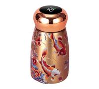 Ungtyb Thermal Cups for Hot and Cold Drinks - Small Chinese Retro Portable Mug | Kitchen and Dining Supplies for Coffee, Tea, Milk, Juice, Winter, Camping, Office, School, Travel