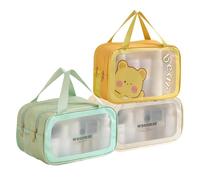 Ungtyb Travel Toiletry Bag, Makeup Organizer, Waterproof Storage Pouch, Portabled Design, Multiple Compartments Large Capacity for Outdoor, Vacation and Camping, 10.63x5.12x6.69 in, 2,