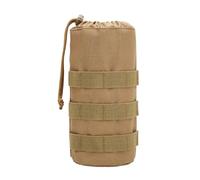 Ungtyb Travel Water Bottle Bag, Sports Water Bottle Holder, Drawstring Water Bottle Sleeve, Outdoor Waters Bottles Pouch 11x11x24cm for Walking, Sports, Outdoor, Cycling, Hiking, Camping, verde caqui,
