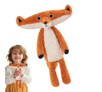Ungtyb Ultra Soft Fox Plush, Plush Fox Toy, Realistic Fox Plush, Bedding Plush Pillow, Red Fox Plush, Animal plushie, Realistic red fox plush pillow for cuddling, bedding, and room decoration