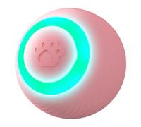 Ungtyb USB Rechargeable Interactive Cat Ball - Light Up Rolling Silicone Toy | Automatic Moving Kitten Toy with Intelligent Sensors, Promotes Active Play and Mental Stimulation for Cats