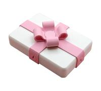Ungtyb Valentine Treat Box, Fancy Gift Case, Hard-to-Open Box, Pink Gift Box, White Present Box, Compact Valentine Box, Pink And White Decorative Treat Box For Birthdays And Holidays
