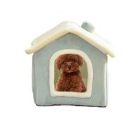 Ungtyb Washable Kitten Bed - Cute Cat Cave | Cat Tent with Anti Skid Base Bottom, Soft Cotton Cloth Pet Bed, Pet Shelter Sleeping House, Cave Cushion for Indoor Animal Rest