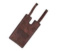 Ungtyb Western Wallet Women, Boot Style Card Holder, Snap Strap Closure, Faux Leather Handmade Design Ideal for Travel, Vacation, Business, Casual Daily Carry, 3.94x1.57x0.39 Inches, marrón,