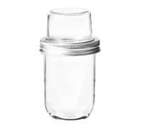 Ungtyb Yogurt Parfait Cups - Double-Layer Glass Container | Reusable Nut and Fruit Parfait Cup for Lunch, Overnight Oats, Desserts, Yogurt, Meal Prep, Snacks, Cereal, and Healthy Food Storage