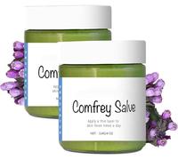 Ungüento De Conelda Orgánico Cholig 4 Oz, Ungüento De Crema De Conelda Orgánica, Bálsamo De Consuelda, Cuidado De La Piel Y El Cuerpo (2 Piezas)