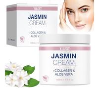 Ungüento de jazmín Plus, 100 ml Ungüento de jazmín para ojos, Ungüento de jazmín contra las ojeras, Crema para los ojos con colágeno y aloe vera, Crema para los ojos contra las arrugas