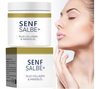 Ungüento de mostaza Plus, ungüento de mostaza activo cuidado hidratante intensivo, ungüento de mostaza contra la celulitis, masaje reafirmante de la piel, ungüento activo de mostaza para cintura,