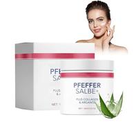 Ungüento de Pimienta Para Broncear,Pepper Ungüento Plus,Ungüento De Pimienta Activa,Reparación de la Piel Ungüento de Pimienta Activa,Enriquecido Con Colágeno y Aceite de Argán (100g)