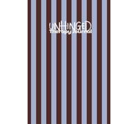 Unhinged Therapy Journal - Funny Mental Health Notebook for Women & Men - Sarcastic Self Care Diary - 6x9 Lined Journal: Dark Humor Self Reflection Notebook for Anxiety, Overthinking & Emotional Chaos