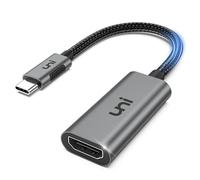 uni Adaptador USB C a HDMI (4K@60Hz), Adaptador Thunderbolt 4/3 a HDMI, Compatible con MacBook Pro/Air, Serie iPhone 15, iPad Pro, Surface Book 2, DELL XPS 13/15, Galaxy S21/S20, etc.