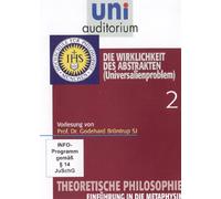 Uni Auditorium - Die Wirklichkeit des Abstrakten (Universalienproblem) - Theoretische Philosophie 2 [Alemania] [DVD]