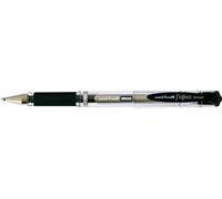 UNI-BALL Signo Broad UM153C - Lote de 6 rollos de tinta de gel (punta ancha, 1 mm, negro), color negro