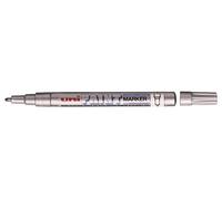 uni-ball 182111 - Rotulador Uni Paint PX-21, con punta redonda, 1 - 1,5 mm, fino, plateado, 1 unidad