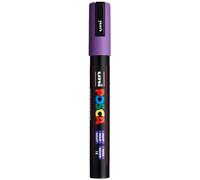 Uni-Ball 182534 - Marcador POSCA con punta redonda media fina, violeta | Rotulador con tinta pigmentada al agua, opaco, apto para casi todas las superficies, punta recambiable