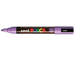 Uni-Ball 182537 - Marcador POSCA con punta redonda mediana, PC 5M, morado, 1 pieza