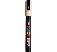 Uni-Ball 182572 - Marcador POSCA con punta redonda media-fina, beige | Rotulador con tinta pigmentada al agua, opaco, para casi todas las superficies, punta recambiable