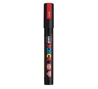 POSCA uni-ball 182577 - Rotulador POSCA con punta redonda mediana, rojo neón