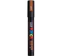 uni-ball 182583 - Marcador POSCA con punta redonda mediana, bronce | Rotulador con tinta pigmentada al agua, opaco, apto para casi todas las superficies, punta intercambiable