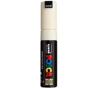 Uni-Ball 182603 - Marcador POSCA con punta de cuña ancha, marfil