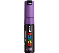 uni-ball 182634 - Marcador POSCA con punta de cuña ancha, violeta | Rotulador con punta en cuña de 8 mm para casi todas las superficies