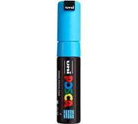 uni-ball 182653 - Marcador POSCA con punta de cuña ancha - azul claro