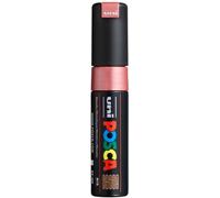 uni-ball 182684 - Marcador POSCA con punta de cuña ancha, rojo metálico