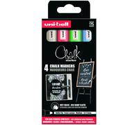 Uni-ball 186203 - juego de rotuladores de tiza y ventana, 4 rotuladore