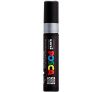 Uni-Ball 186382 - Marcador POSCA PC17K, con punta rectangular extra ancha, plateado, 1 pieza