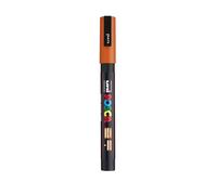 uni-ball 186511 - Marcador POSCA con punta redonda fina, naranja | Rotulador con punta redonda de 0,9-1,3 mm para casi todas las superficies