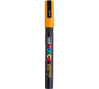uni-ball 186515 - Marcador POSCA con punta fina redonda, naranja oscuro | Rotulador con punta redonda de 0,9-1,3 mm para casi todas las superficies
