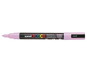 uni-ball 186519 - Marcador POSCA con punta fina redonda, rosa claro | Rotulador con punta redonda de 0,9-1,3 mm para casi todas las superficies