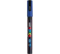 uni-ball 186551 - Marcador POSCA con punta fina redonda, azul oscuro