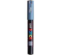 uni-ball 186735 - Marcador POSCA con punta redonda extrafina, gris pizarra