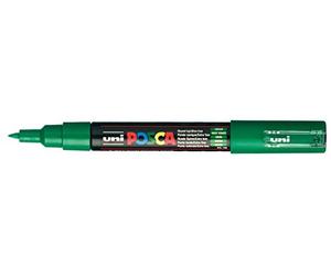 uni-ball 186763 - Marcador POSCA con punta redonda extrafina, verde oscuro