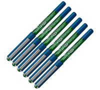 uni-ball 205097 - Rollerball uni-ball EYE Ocean Care, 6 unidades, recarga de 0,4 mm, verde, indeleble