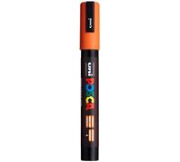 Uni-Ball 833319 - Marcador, 1.8-2.5 mm, color naranja | Rotulador con tinta pigmentada al agua, opaco, para casi todas las superficies, punta recambiable