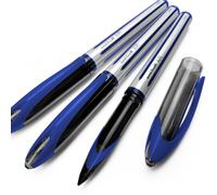 Uni-Ball AIR - Bol grafo roller mediano de 0,7 mm - Paquete de 3 - Azul - UBA-188-L