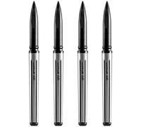 uni-ball AIR UBA-188-L - Bolígrafo de punta redonda (0,7 mm, 4 unidades), color negro