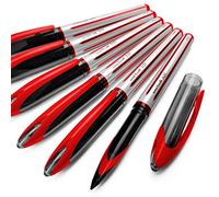 Uni-Ball Aire - 0.7mm Medio Punta Redonda - Pack de 6 - Rojo - UBA-188-L